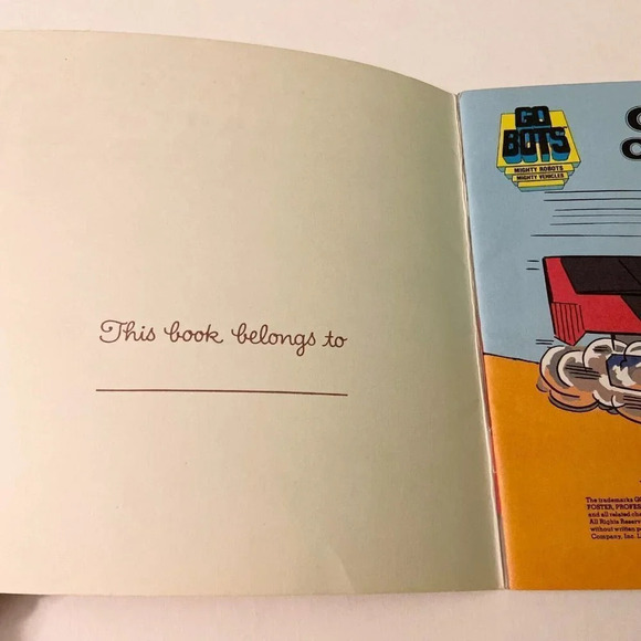 Vtg 1984 Go  Bots On Earth Golden Super Adventure Book - Picture 6 of 16